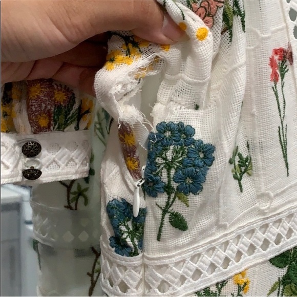 Super Rare Anthropologie Embroidered Dress - Picture 5 of 5